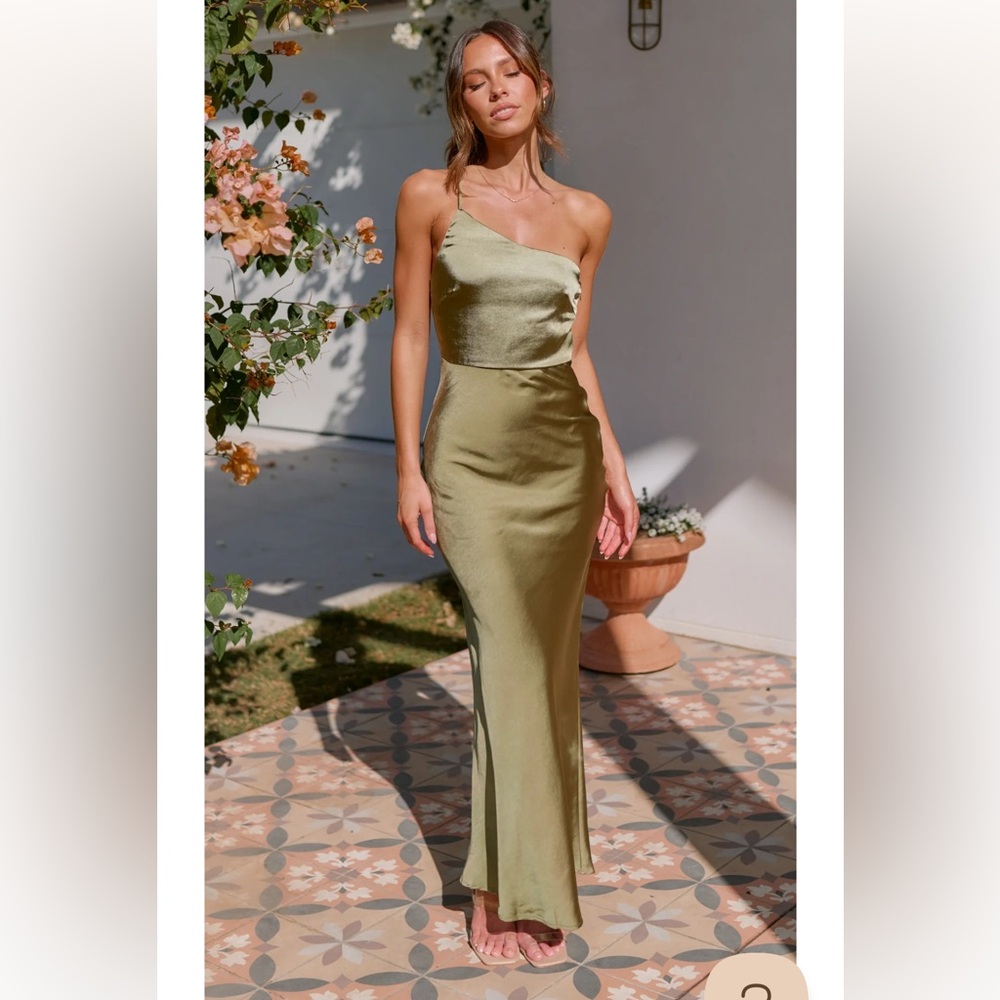 Billy J Margot Maxi Dress - Olive Size 8 AU/8 US - NEW never worn